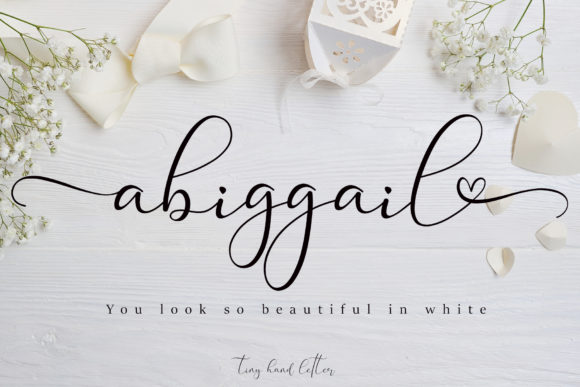 Abiggail: A Sweet Script Font for Campaigns