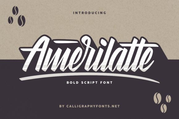 Amerilatte: A Bold Handwritten Font for Business