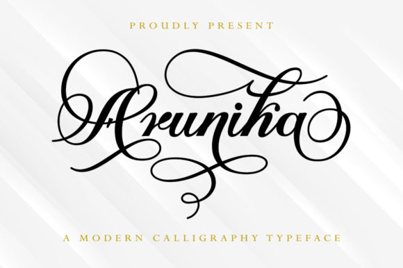 Arunika: An Elegant Handwritten Font for Editorial Design