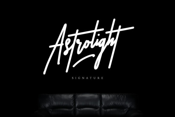 Astrolight: A Handwritten Font for Elegant Editorial Design