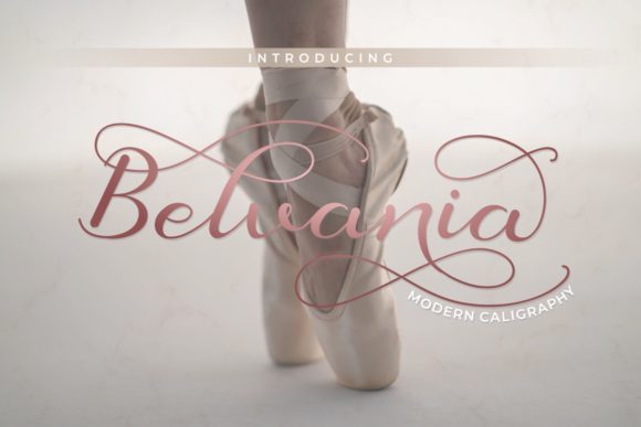 Belvania: A Romantic Handwritten Font for Makers