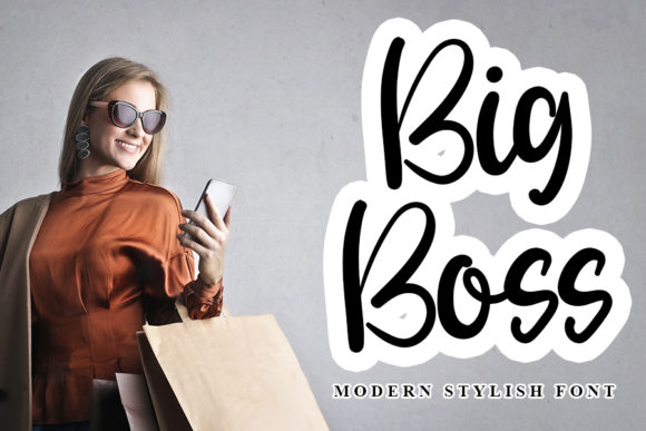 Big Boss Font: A Modern Handwritten Typeface for Web