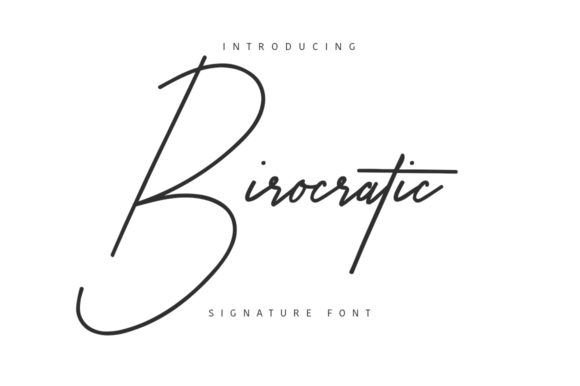 Birocratic: A Charming Script Font for Crafters