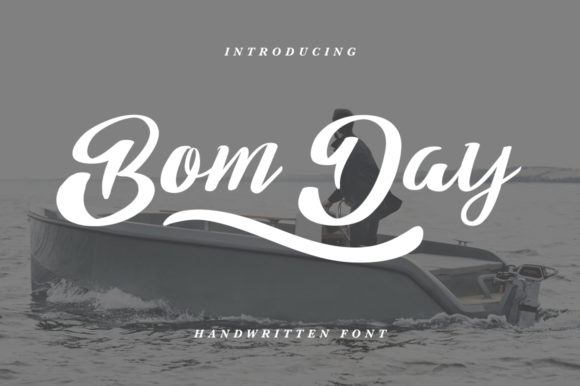 Bom Day: A Bold Handwritten Font for Modern Web Design