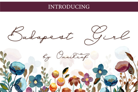 Budapest Girl: A Delicate Handwritten Typeface for Crafters