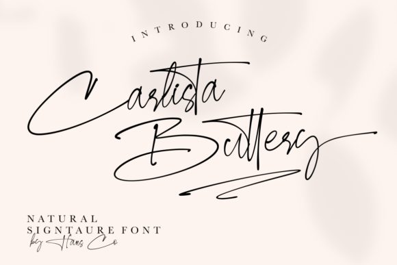 Carlista Buttery: A Handwritten Font for Campaigns