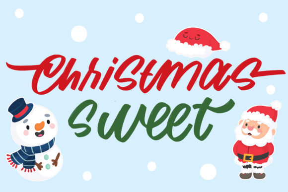 Christmas Sweet: A Joyful Display Font for Editorial Design
