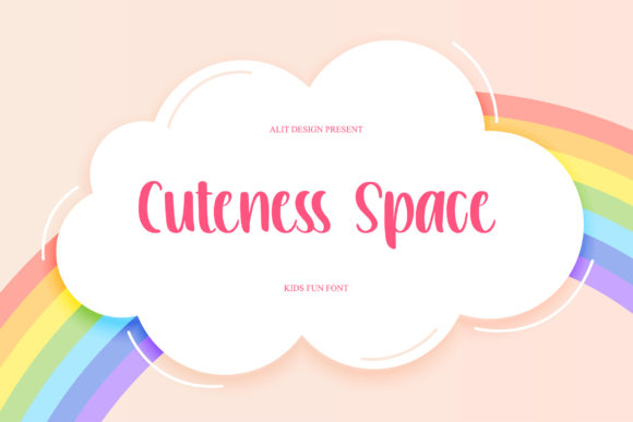 Cuteness Space: A Playful Handwritten Font for Campaigns