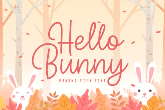 Hello Bunny: A Sweet Handwritten Font for Branding
