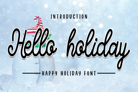 Hello Holiday: A Cozy Handwritten Font for Your Brand