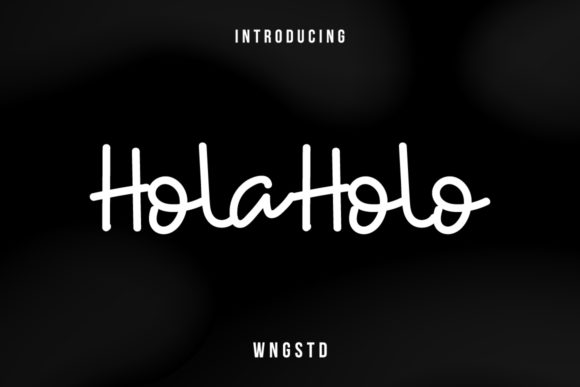 Holaholo: A Sweet Handwritten Font for Crafters