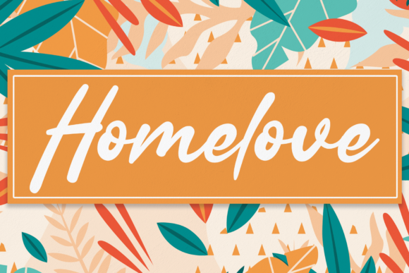 Homelove: A Sweet Handwritten Font for Makers