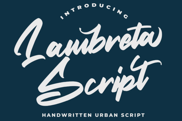 Lambreta: A Flowing Script Font for Elegant Branding