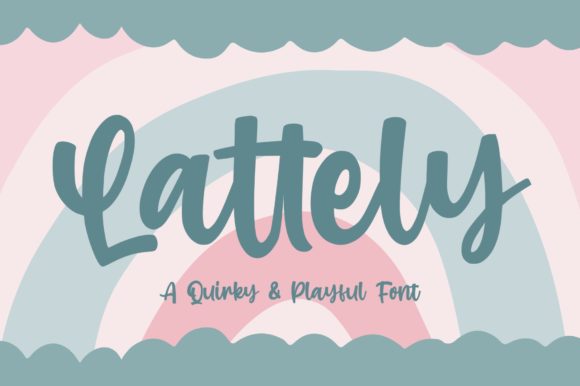 Lattely: A Playful Handwritten Font for Web Design