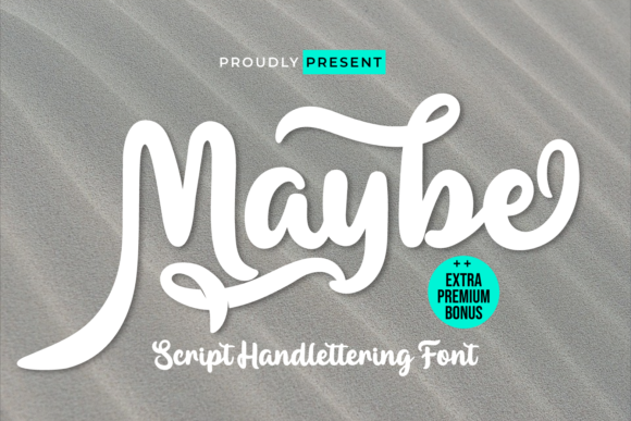 Maybe: A Sweet Handwritten Font for Editorial Design