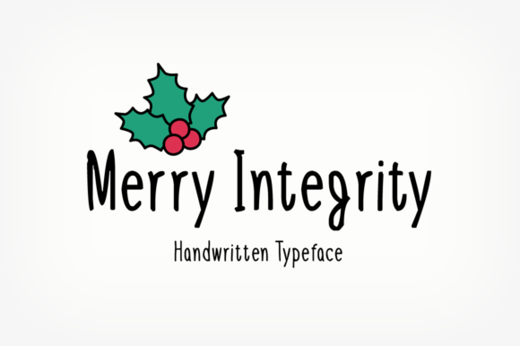 Merry Integrity: A Neat Handwritten Font for Crafters