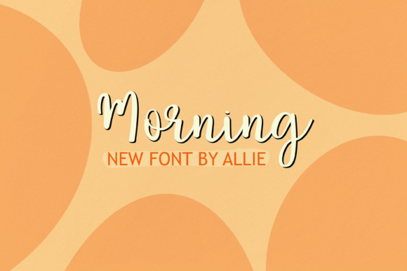 Morning Font: A Fresh Typeface for Small Business Branding