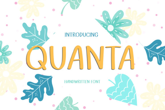 Quanta: A Bold Handwritten Font for Makers
