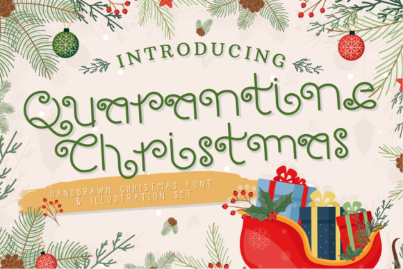 Quarantine Christmas Font for Web Design