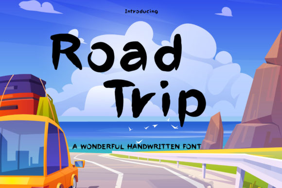 Road Trip: A Modern Handwritten Font for Crafters