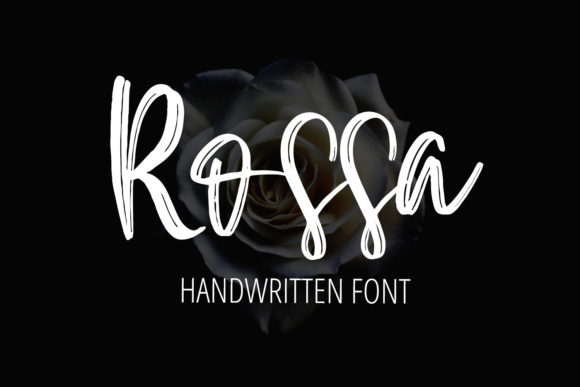 Rossa: A Sweet Handwritten Font for Editorial Design