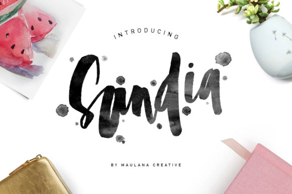 Sandia: A Relaxed Handwritten Font for Branding