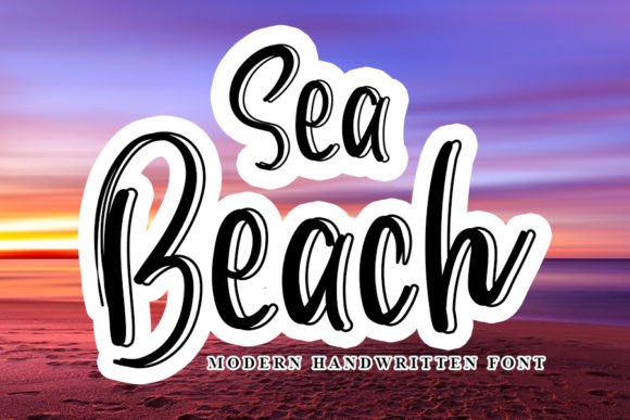 Sea Beach: A Friendly Handwritten Font for Your Brand