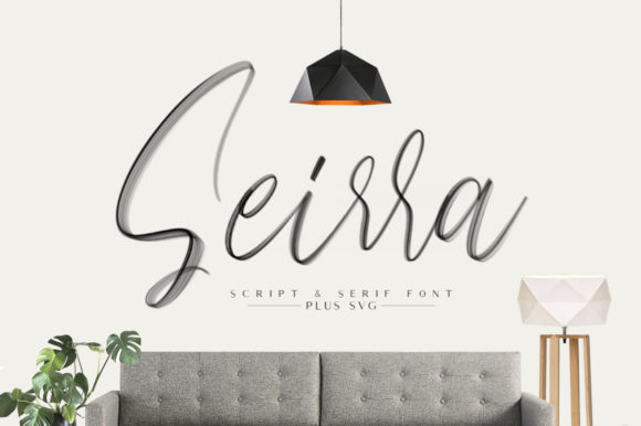 Seirra: The Handcrafted SVG Font for Campaigns