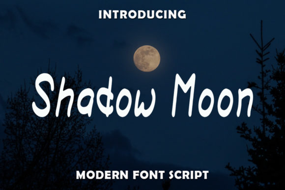 Shadow Moon: A Modern Handwritten Font for Makers