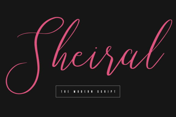 Sheiral: An Elegant Script Font for Brand Identity