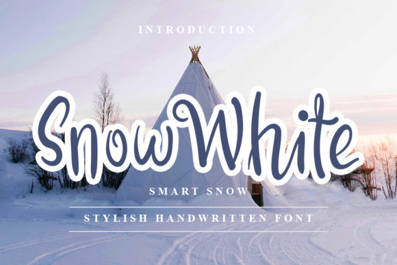 Snow White: A Romantic Handwritten Font for Makers