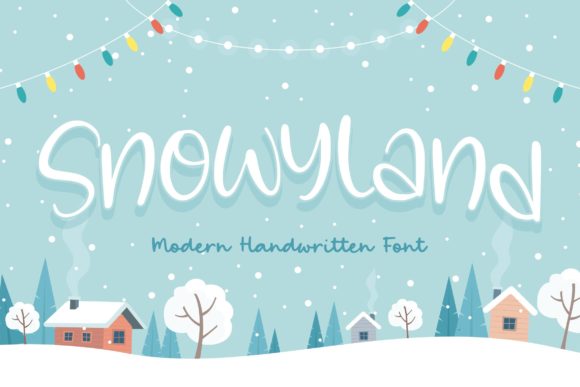Snowyland: A Handwritten Font for Modern Web Design