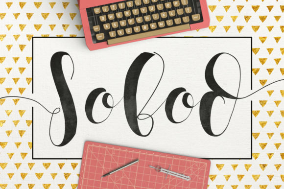 Sobod: A Handwritten Typeface for Editorial Design