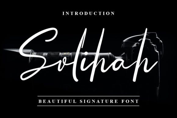 Solihah: A Romantic Script Font for Brand Identity
