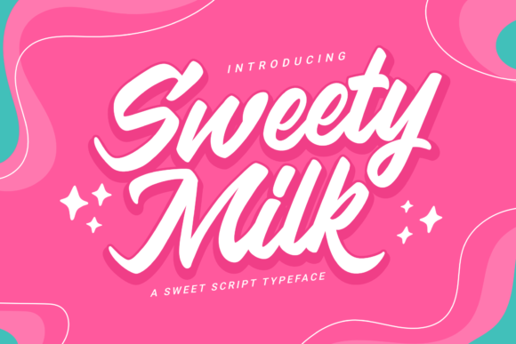 Sweety Milk: A Handwritten Font for Crafters