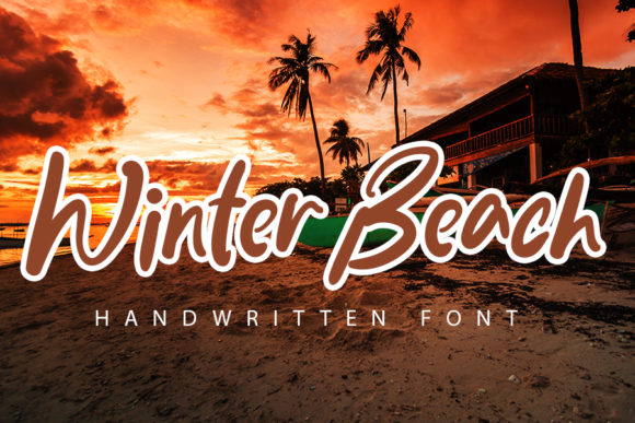 Winter Beach: A Handwritten Font for Branding