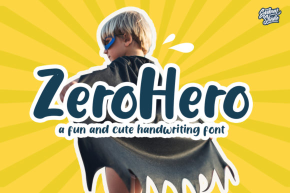 Zerohero: A Joyful Handwritten Font for Campaigns
